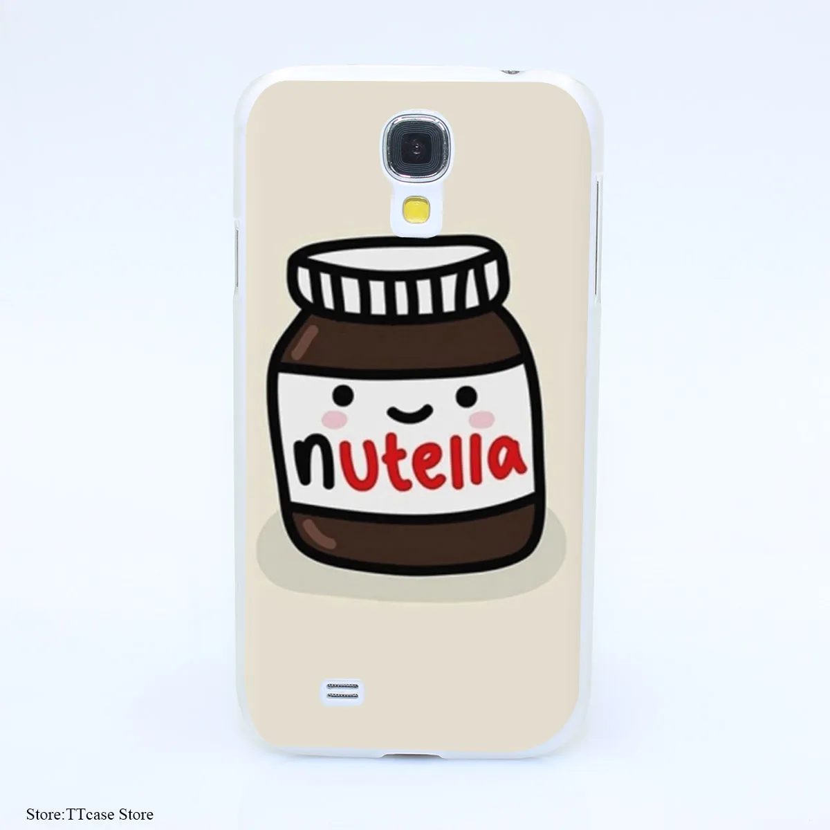 2544CA Nutella design Hard Transparent cheap font b Case b font Cover for Galaxy S2 S3