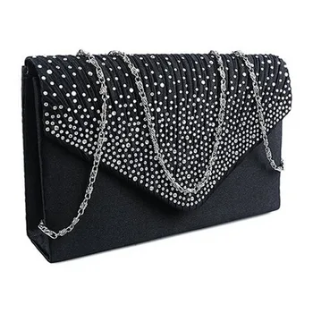 Women Ladies Large Evening Satin Diamante Ladies Clutch Bag Party Envelope Bag Perfect for Parties shoulder bagg#40
Women Ladies Large Evening Satin Diamante Ladies Clutch Bag Party Envelope Bag Perfect for Parties shoulder bagg#40