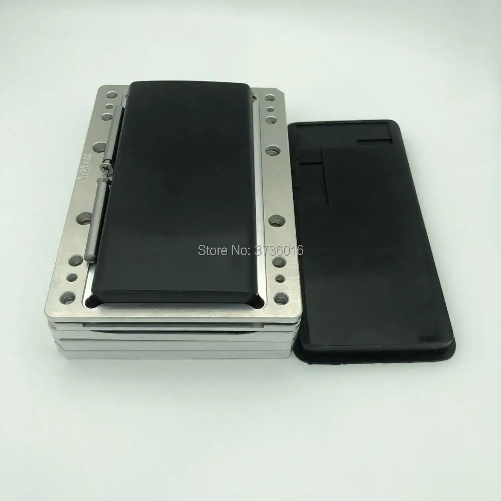 YMJ edge laminating mold for samsung S8 plus G955 oca and glass lcd laminating unfold flex type mold for mobile phone repair 
YMJ edge laminating mold for samsung S8 plus G955 oca and glass lcd laminating unfold flex type mold for mobile phone repair