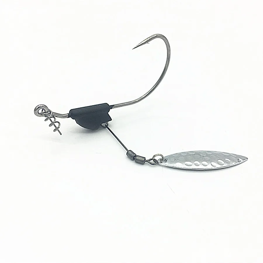 2Pcs*Sea Fishing Crank Hook With the Lead Sinker Metal Spoon Sequins Weight Lead Lure Spinner Fishing Soft Maggot Worm Hooks
2Pcs*Sea Fishing Crank Hook With the Lead Sinker Metal Spoon Sequins Weight Lead Lure Spinner Fishing Soft Maggot Worm Hooks