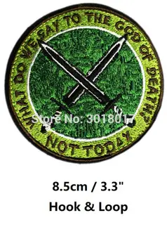 GAME OF THRONES NOT TODAY Patches Embroidered Military Morale Hook & Loop TV Movie Series Sew On Badge 
GAME OF THRONES NOT TODAY Patches Embroidered Military Morale Hook & Loop TV Movie Series Sew On Badge