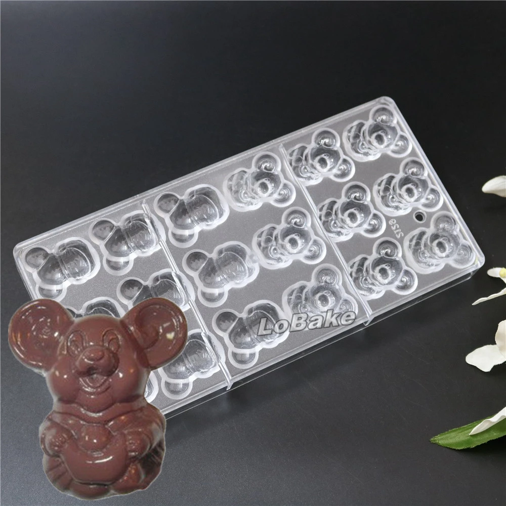 18 cavities 3D happy pig with yuanbao gold shape Polycarbonate plastic mould for chocolate moldes para reposteria for baking
18 cavities 3D happy pig with yuanbao gold shape Polycarbonate plastic mould for chocolate moldes para reposteria for baking