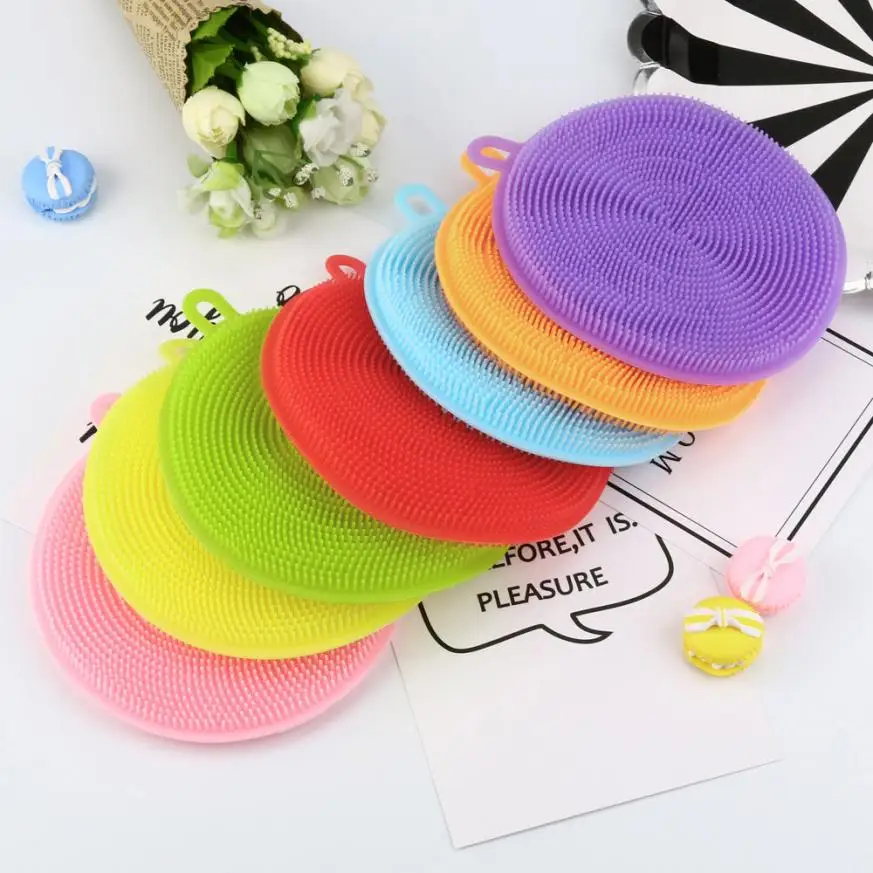Washing Sponge Silicone Dish Washing Sponge Scrubber Kitchen Cleaning antibacterial Tool 2017 o9
Washing Sponge Silicone Dish Washing Sponge Scrubber Kitchen Cleaning antibacterial Tool 2017 o9