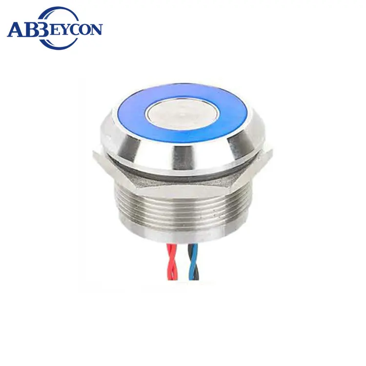 111mm O-Ring/Dot LED Iluminated Light Momentary Natural Anodized Aluminium IP68 Waterproof Chamfer Head Wired Piezo Switch 
111mm O-Ring/Dot LED Iluminated Light Momentary Natural Anodized Aluminium IP68 Waterproof Chamfer Head Wired Piezo Switch