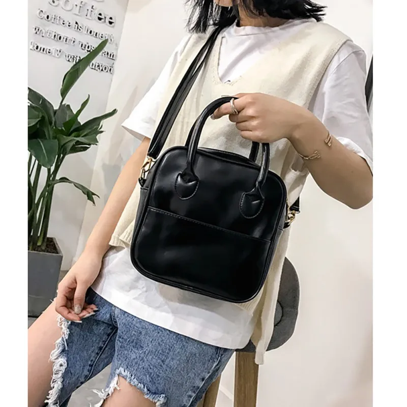 Women Vintage Simple Style PU Leather Handbag Small Single Shoulder Bag Solid Messenger Bags for women 2019 bolsa feminina
Women Vintage Simple Style PU Leather Handbag Small Single Shoulder Bag Solid Messenger Bags for women 2019 bolsa feminina