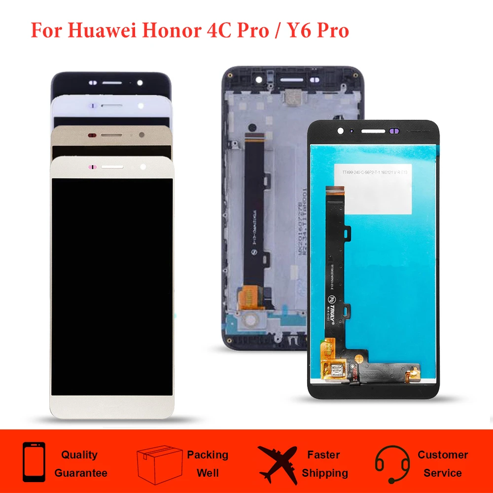 5.0 inch 4C Pro With Frame Display For Huawei Honor 4C Pro TIT-L01 LCD Display Touch Screen Digitizer Assembly Replacement Part
5.0 inch 4C Pro With Frame Display For Huawei Honor 4C Pro TIT-L01 LCD Display Touch Screen Digitizer Assembly Replacement Part