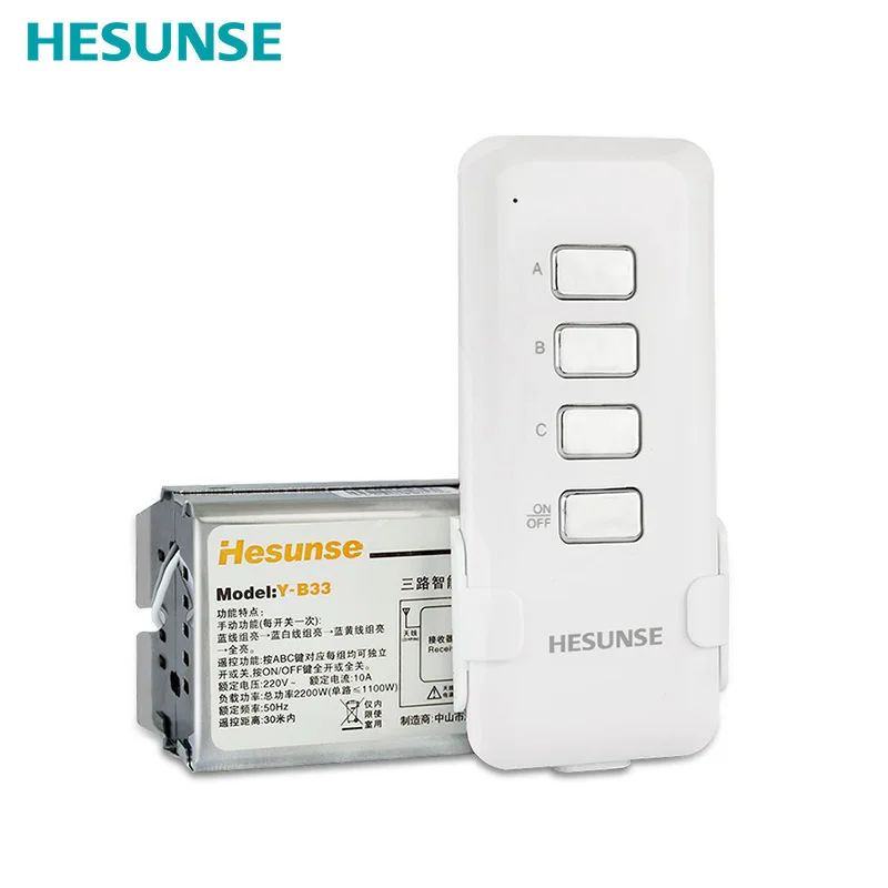 Free shipping Y-B33 Three Ways Wireless Remote Control Switch For Lights Through Walls 220V and 110V
Free shipping Y-B33 Three Ways Wireless Remote Control Switch For Lights Through Walls 220V and 110V