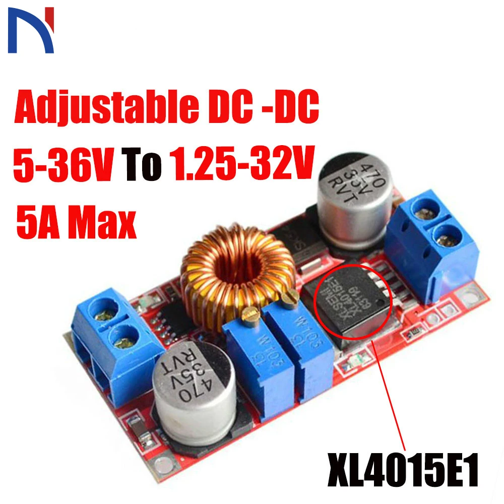 5A XL4015 E1 XL4015E1 DC to DC Lithium Battery Step down Charging Board Led Power Converter Lithium Charger Step Down Module
5A XL4015 E1 XL4015E1 DC to DC Lithium Battery Step down Charging Board Led Power Converter Lithium Charger Step Down Module