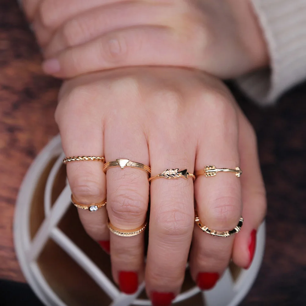 zheFanku Fashion Multi-element Combination Of Seven Sets Of Rings Color Gold Ring Set
zheFanku Fashion Multi-element Combination Of Seven Sets Of Rings Color Gold Ring Set
