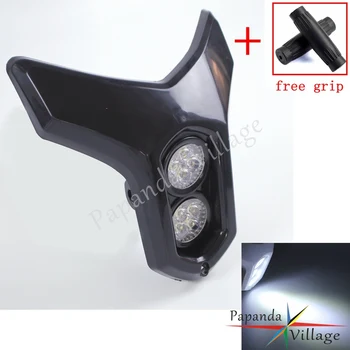 Dual Twin LED Headlight Front Running Lamp LED Light Mask for Gas Gas Beta Streetfighter EXC WR TTR SMR Naked Bike
Dual Twin LED Headlight Front Running Lamp LED Light Mask for Gas Gas Beta Streetfighter EXC WR TTR SMR Naked Bike