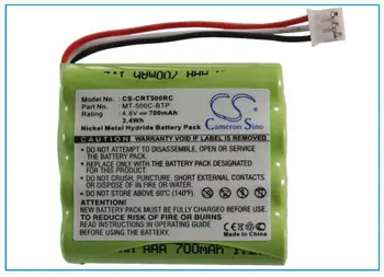 Cameron Sino 700mAh battery for CRESTRON MT-500C RF TSU6010 BTP Remote Control Battery
Cameron Sino 700mAh battery for CRESTRON MT-500C RF TSU6010 BTP Remote Control Battery