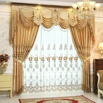 FYFUYOUFY European style Hollow out embroidery curtains imitated silk fabric Retro court embroidered curtain/tulle
FYFUYOUFY European style Hollow out embroidery curtains imitated silk fabric Retro court embroidered curtain/tulle
