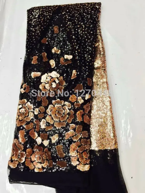 Summer style African beautiful net and sequins lace fabrics, design quality French lace dress!
Summer style African beautiful net and sequins lace fabrics, design quality French lace dress!