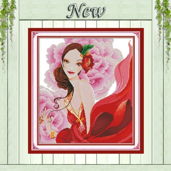 Dancing youth beauty girl flowers Decor 11CT counted printed on canvas DMC Cross Stitch kits 14CT needlework Set DIY embroidery
Dancing youth beauty girl flowers Decor 11CT counted printed on canvas DMC Cross Stitch kits 14CT needlework Set DIY embroidery