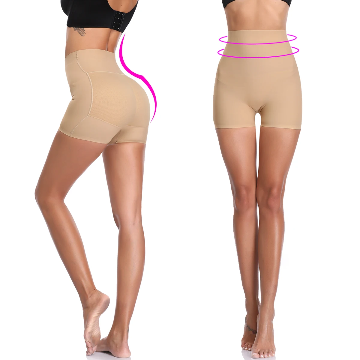 

Body Shapers Panties Waist Trainer Tummy Control Women High Waist Cincher Girdle Belly Trainer Shapewear Butt Lifter Panty