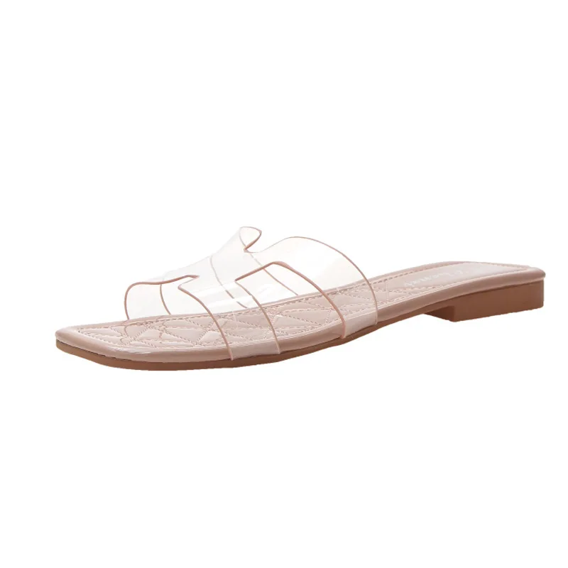 Slippers women pvc flat bottom beach shoes female transparent flat heel gladiator sandals ladies brand flip flops
Slippers women pvc flat bottom beach shoes female transparent flat heel gladiator sandals ladies brand flip flops