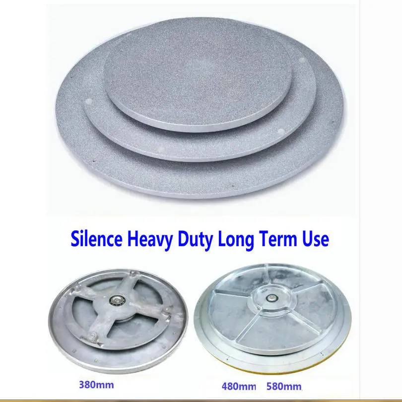 Cast Iron Lazy Susan Turntable Base for GlassWoodMarble Table Swivel with Smooth Needle Roller Bearin (5)