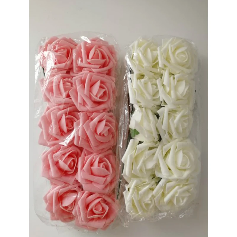 100pcs/Heads 8CM Pretty Artificial PE Foam Rose Charming Flowers Bride Bouquet Home Wedding Decor Scrapbooking DIY Supplies
100pcs/Heads 8CM Pretty Artificial PE Foam Rose Charming Flowers Bride Bouquet Home Wedding Decor Scrapbooking DIY Supplies