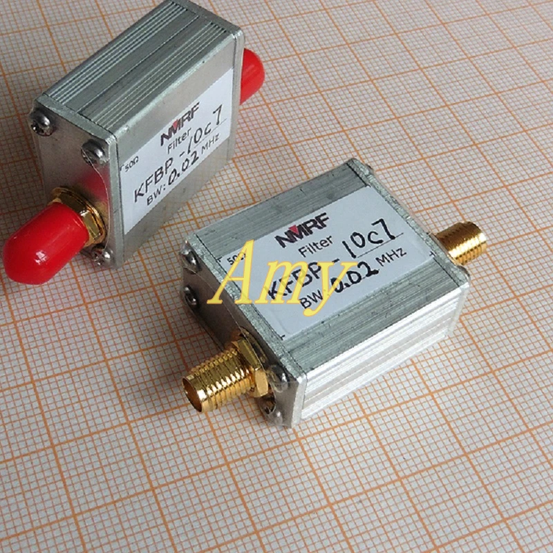 10.7MHz coaxial bandpass crystal filter, SMA interface, IF filter, bandwidth 10kHz
10.7MHz coaxial bandpass crystal filter, SMA interface, IF filter, bandwidth 10kHz