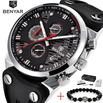Relogio Masculino 2019 BENYAR Men Watch Top Brand Luxury Chronograph Sport Male Clock Rubber Strap Military Quartz Wristwatch
Relogio Masculino 2019 BENYAR Men Watch Top Brand Luxury Chronograph Sport Male Clock Rubber Strap Military Quartz Wristwatch