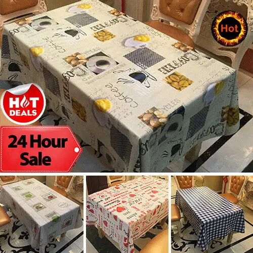 Simple Tablecloth Plastic Table Cover Cloth Wipe Clean Party Tablecloth Rectangle Covers Cloths 4 Color PVC 137-250cm
Simple Tablecloth Plastic Table Cover Cloth Wipe Clean Party Tablecloth Rectangle Covers Cloths 4 Color PVC 137-250cm