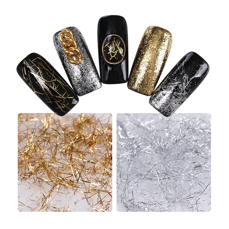 1 Box Gold Silver Nail Strip Metal Wire Line Mirror Flakies Set UV Gel Manicure DIY Nail Art 3D Nail Decoration Accessory
1 Box Gold Silver Nail Strip Metal Wire Line Mirror Flakies Set UV Gel Manicure DIY Nail Art 3D Nail Decoration Accessory