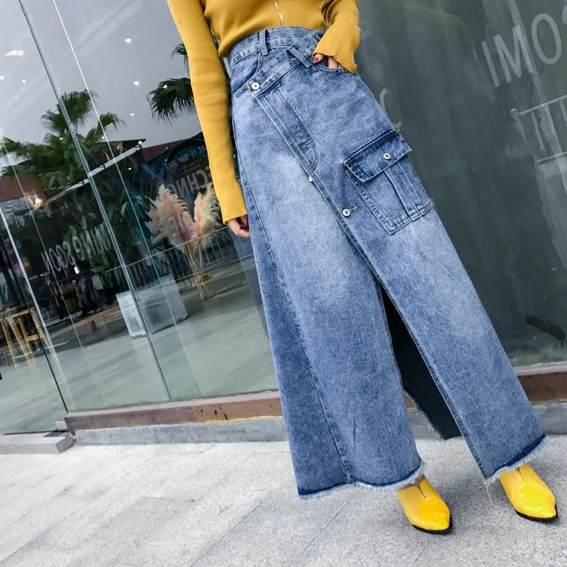 Free Shipping 2018 New Fashion High Waist Long Maxi A-line S-L Denim Jeans Spring And Summer Women Skirt With Slit Irregular
Free Shipping 2018 New Fashion High Waist Long Maxi A-line S-L Denim Jeans Spring And Summer Women Skirt With Slit Irregular
