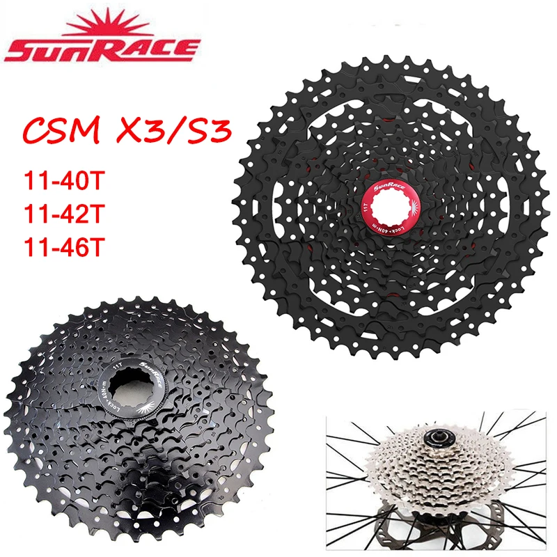 Sunrace 10 Speed Cassette CSMS3 CSMX3 11-40T11-42T 11-46T moutain bike Cassette MTB Bicycle Freewheel fit Shimano SRAM Flywheel
Sunrace 10 Speed Cassette CSMS3 CSMX3 11-40T11-42T 11-46T moutain bike Cassette MTB Bicycle Freewheel fit Shimano SRAM Flywheel