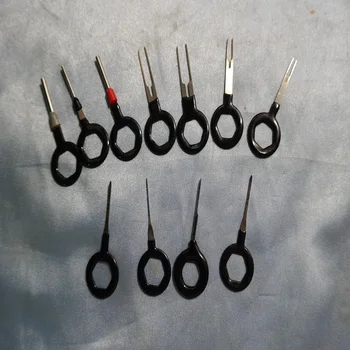 11 pcs Auto Car Plug Circuit Board Wire Harness Terminal Extraction Pick Connector Crimp Pin Back Needle Remove Tool Set ATC048
11 pcs Auto Car Plug Circuit Board Wire Harness Terminal Extraction Pick Connector Crimp Pin Back Needle Remove Tool Set ATC048