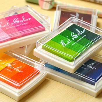 4 Color Gradient Square shape color ink pad mini sponge DIY stamp ink pad stationery school supplies
4 Color Gradient Square shape color ink pad mini sponge DIY stamp ink pad stationery school supplies