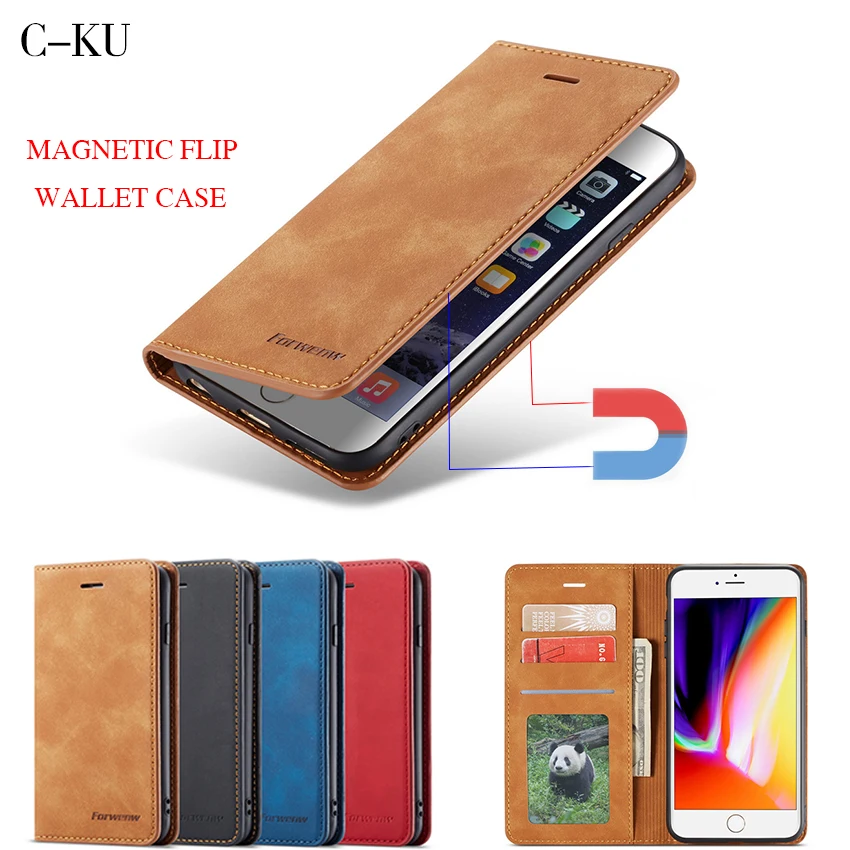 Luxury Magnetic Flip Wallet Case for Apple IPhone 6 6s 7 8 plus Leather Stand Card Slot Holder Cover Pocket for iphone7 iphone8
Luxury Magnetic Flip Wallet Case for Apple IPhone 6 6s 7 8 plus Leather Stand Card Slot Holder Cover Pocket for iphone7 iphone8