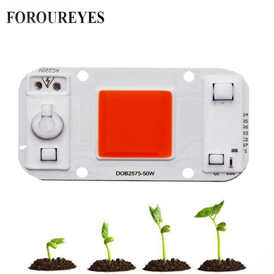 Led Plant Grow Light Driveless AC 220V 20w 30w 50w Cob Chip Full Spectrum 370nm-780nm For Indoor Plant Seedling Grow And Flower
Led Plant Grow Light Driveless AC 220V 20w 30w 50w Cob Chip Full Spectrum 370nm-780nm For Indoor Plant Seedling Grow And Flower