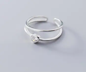 1PC 100% Authentic REAL.925 Sterling Silver Fine Jewelry Multi-Layers Double Rows Loce Heart Ring GTLJ1479
1PC 100% Authentic REAL.925 Sterling Silver Fine Jewelry Multi-Layers Double Rows Loce Heart Ring GTLJ1479
