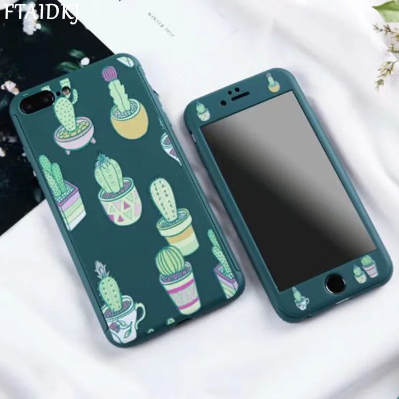 360 Degree Full Protection Phone Case For iPhone 6 6S 7 8 Plus XR X XS Max Cute Cartoon Green Plant Cactus Animal Hard PC Cover
360 Degree Full Protection Phone Case For iPhone 6 6S 7 8 Plus XR X XS Max Cute Cartoon Green Plant Cactus Animal Hard PC Cover