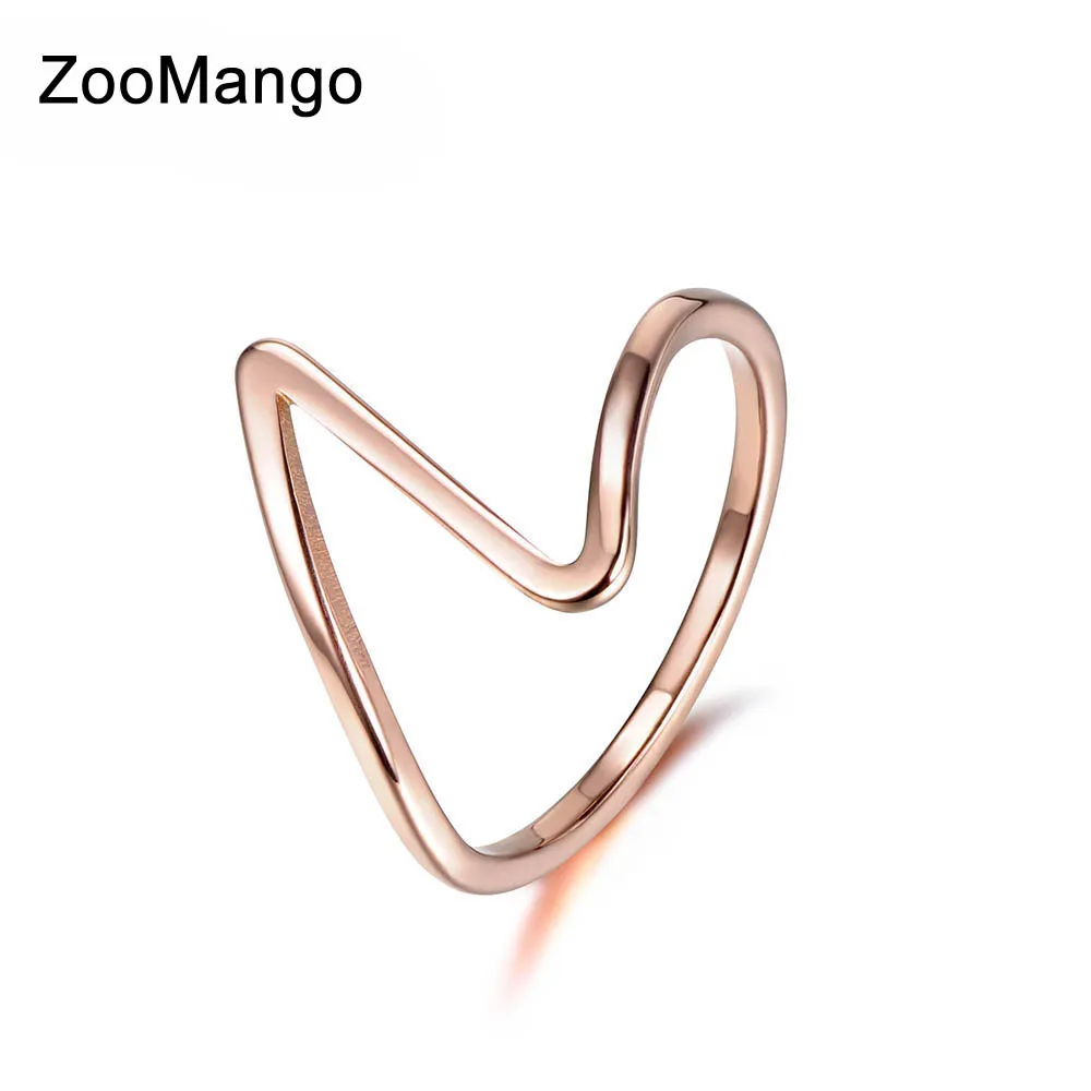 ZooMango Rose Gold Color Simple Geometry Design Finger Rings Jewelry Trendy Office Stainless Steel Ring For Women Gifts ZR18004
ZooMango Rose Gold Color Simple Geometry Design Finger Rings Jewelry Trendy Office Stainless Steel Ring For Women Gifts ZR18004