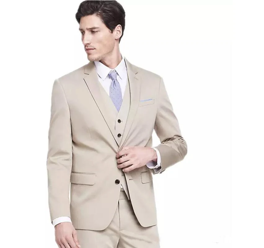 (Jacket+Pants+Vest)Groom Suits Tuxedos Fashion Men Formal Occasion Suits Fashion Pure Color Groom Suits Tuxedos Costume Homme
(Jacket+Pants+Vest)Groom Suits Tuxedos Fashion Men Formal Occasion Suits Fashion Pure Color Groom Suits Tuxedos Costume Homme