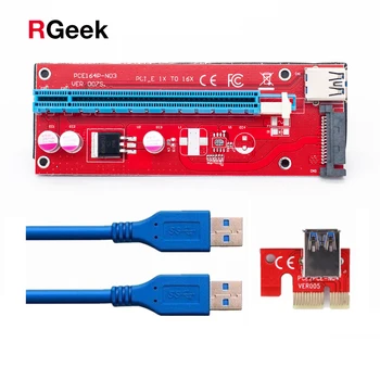 10pcs New Red PCI Express 007S Riser Card 1x to 16x PCI-E extender 60cm USB 3.0 Cable 15Pin SATA Power for BTC Miner
10pcs New Red PCI Express 007S Riser Card 1x to 16x PCI-E extender 60cm USB 3.0 Cable 15Pin SATA Power for BTC Miner