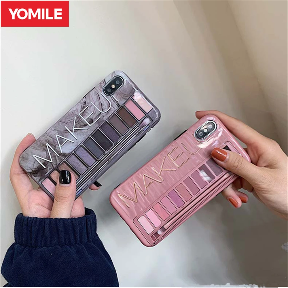 Eyeshadow Palette Box Fashion Cases For iPhone 6 6S 7 8 Plus X XS Max XR Soft IMD Silicone Cover For iPhone 8Plus Coque Funda 10
Eyeshadow Palette Box Fashion Cases For iPhone 6 6S 7 8 Plus X XS Max XR Soft IMD Silicone Cover For iPhone 8Plus Coque Funda 10