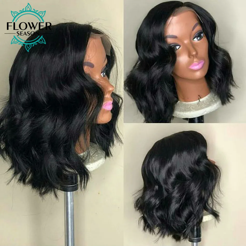 Wavy 13x6 Short Bob Lace Front Human Hair Wigs Preplucked With Baby Hair Natural Color Brazilian Remy Hair Wigs 150% Density
Wavy 13x6 Short Bob Lace Front Human Hair Wigs Preplucked With Baby Hair Natural Color Brazilian Remy Hair Wigs 150% Density