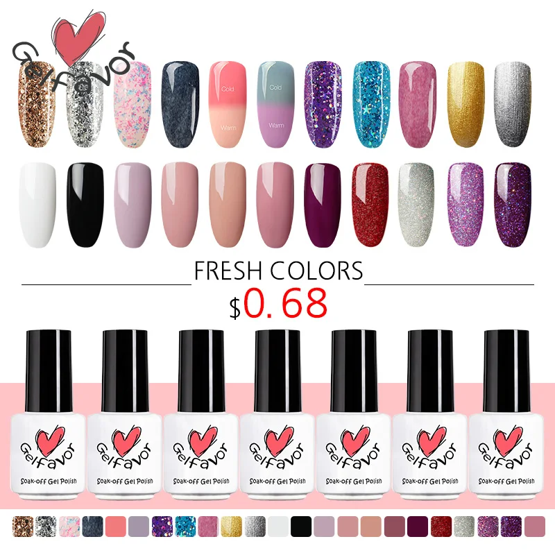 Gelfavor Gel Varnish Nail Polish Set Hybrid Manicure Semi Permanent UV Enamel Semi permanent Nails Art Off Primer White Gellak
Gelfavor Gel Varnish Nail Polish Set Hybrid Manicure Semi Permanent UV Enamel Semi permanent Nails Art Off Primer White Gellak