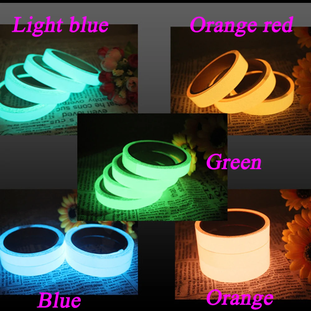 1PC Reflective Glow Tape Self-adhesive Sticker Removable Luminous Tape Fluorescent Glowing Dark Striking Warning Tape
1PC Reflective Glow Tape Self-adhesive Sticker Removable Luminous Tape Fluorescent Glowing Dark Striking Warning Tape