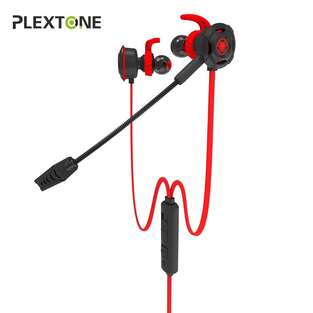 Фото Plextone G30 PC игровая гарнитура с микрофоном в ухо стерео бас шумоподавление наушники