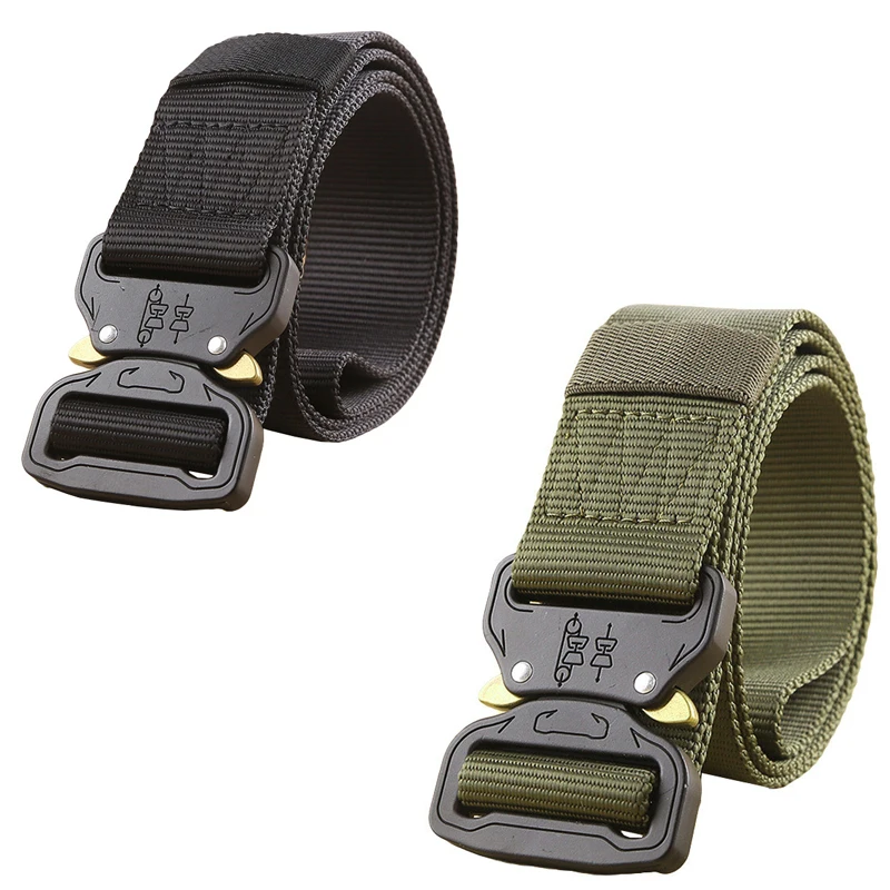 120-140CM Nylon Belt Men Tactical Military Survival Belt Metal Buckle Army SWAT Heavy Duty Equipment Carry Combat Waistband
120-140CM Nylon Belt Men Tactical Military Survival Belt Metal Buckle Army SWAT Heavy Duty Equipment Carry Combat Waistband