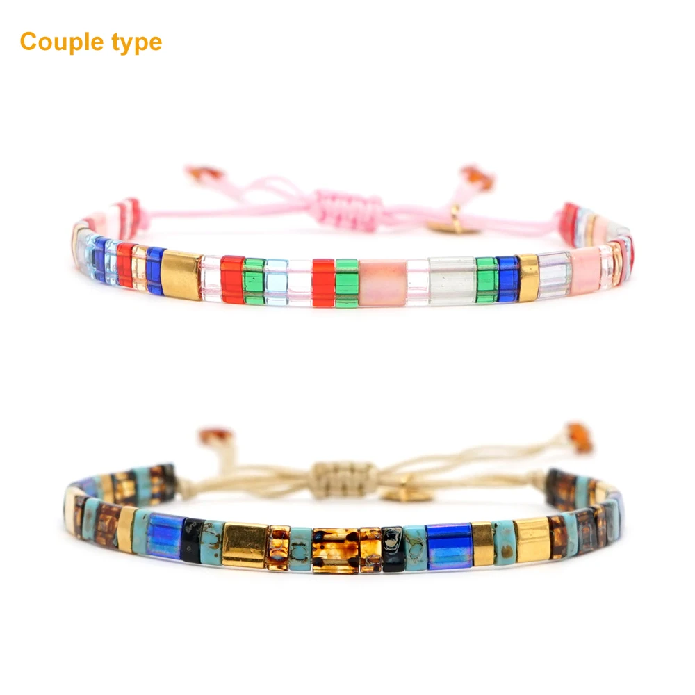 JOYE New Trendy MIYUKI Seed Beads Bracelet Men Couple bracelet Woven Jewelry Slipknot Adjustable Chain Beaded Women's Bracelet
JOYE New Trendy MIYUKI Seed Beads Bracelet Men Couple bracelet Woven Jewelry Slipknot Adjustable Chain Beaded Women's Bracelet