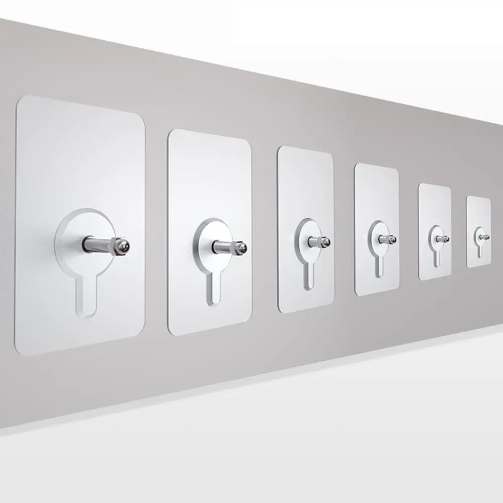 6PC Wall Hook Screw Adhesive Strong Self Adhesive Screw Nail Free Stainless Steel Seamless Shelf Hanger for Bathroom Kitchen #10
6PC Wall Hook Screw Adhesive Strong Self Adhesive Screw Nail Free Stainless Steel Seamless Shelf Hanger for Bathroom Kitchen #10