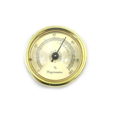 1pc New Round Glass Analog Hygrometer for Humidors Gold for Guitar Violin Cigar Tobacco Box 45mm
1pc New Round Glass Analog Hygrometer for Humidors Gold for Guitar Violin Cigar Tobacco Box 45mm
