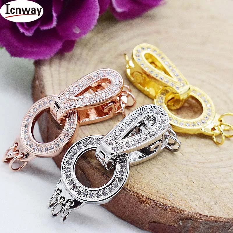 Rhinestone inlay Gold&silver Plated clasp 1*2.5cm For DIY bracelet necklace Free shipping wholesale
Rhinestone inlay Gold&silver Plated clasp 1*2.5cm For DIY bracelet necklace Free shipping wholesale