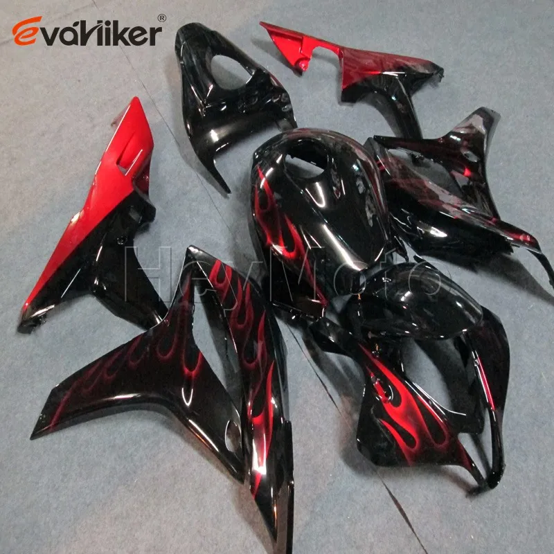 Customised color ABS fairing for CBR600RR 2007 2008 red flames F5 07 08 motorcycle panels Injection mold
Customised color ABS fairing for CBR600RR 2007 2008 red flames F5 07 08 motorcycle panels Injection mold
