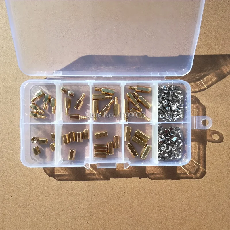 Brass 100pcs kit M&F 000