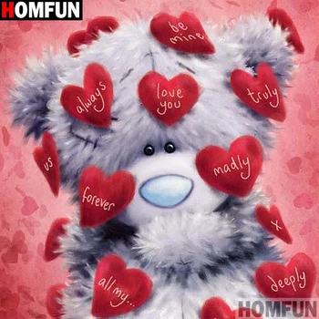 HOMFUN Diamond Painting Cross Stitch "Cartoon bear" Full Crystal Diamond Embroidery Needlework Craft Home Decor A14439
HOMFUN Diamond Painting Cross Stitch "Cartoon bear" Full Crystal Diamond Embroidery Needlework Craft Home Decor A14439